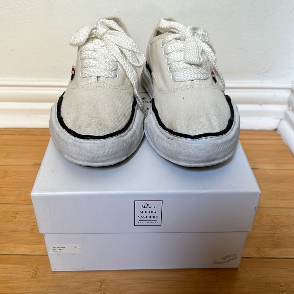 Maison MIHARA YASUHIRO Canvas Sneakers Size 41